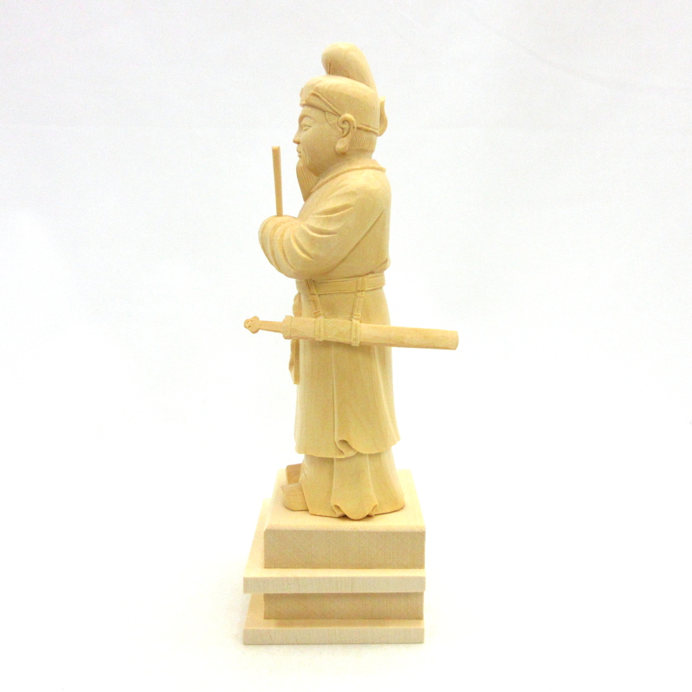 【楽天市場】仏像 聖徳太子 摂政像 立像 6.0寸 桧木：栗田こだわり仏像専門店