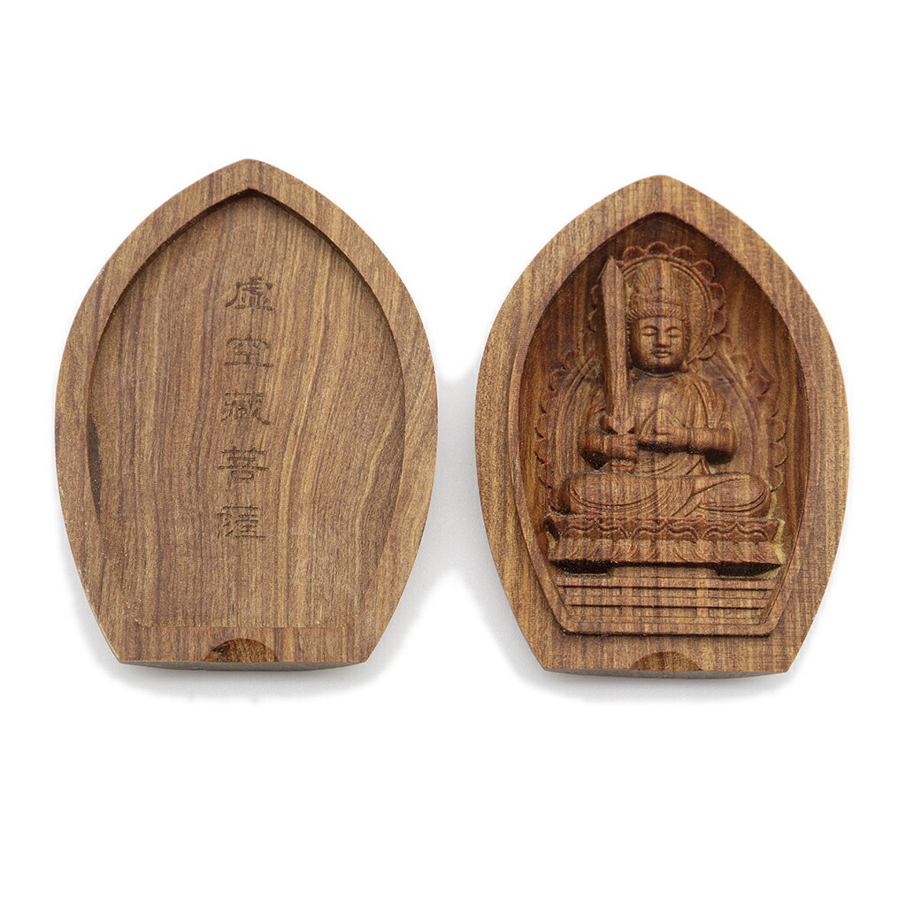 楽天市場】仏像 懐中仏/香合仏 摩利支天立像 白檀 お守り : 栗田