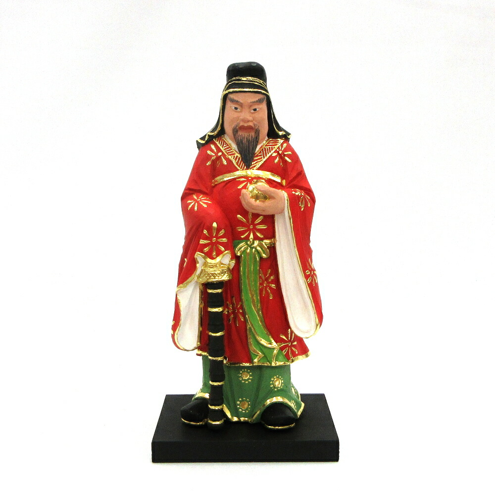 菅原道真公 61cm 11kg 天神様 玉眼 木彫彩色 菅原道真公 天神様 玉眼
