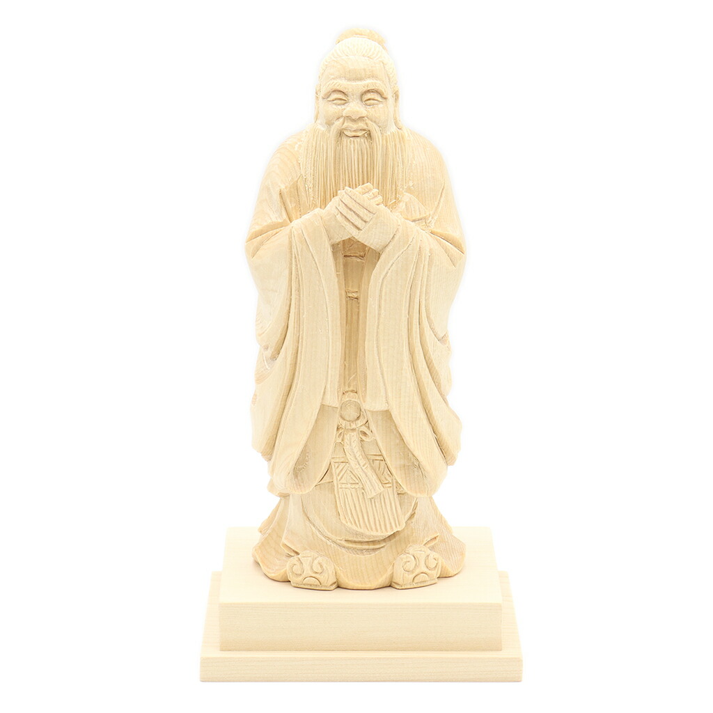 孔子石細工置物 楽天市場】孔子像の通販