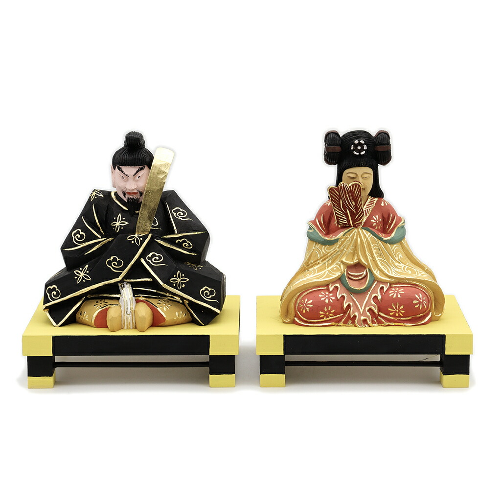 仏像 高野明神 丹生明神 総高16cm 桧木彩色 44,820円