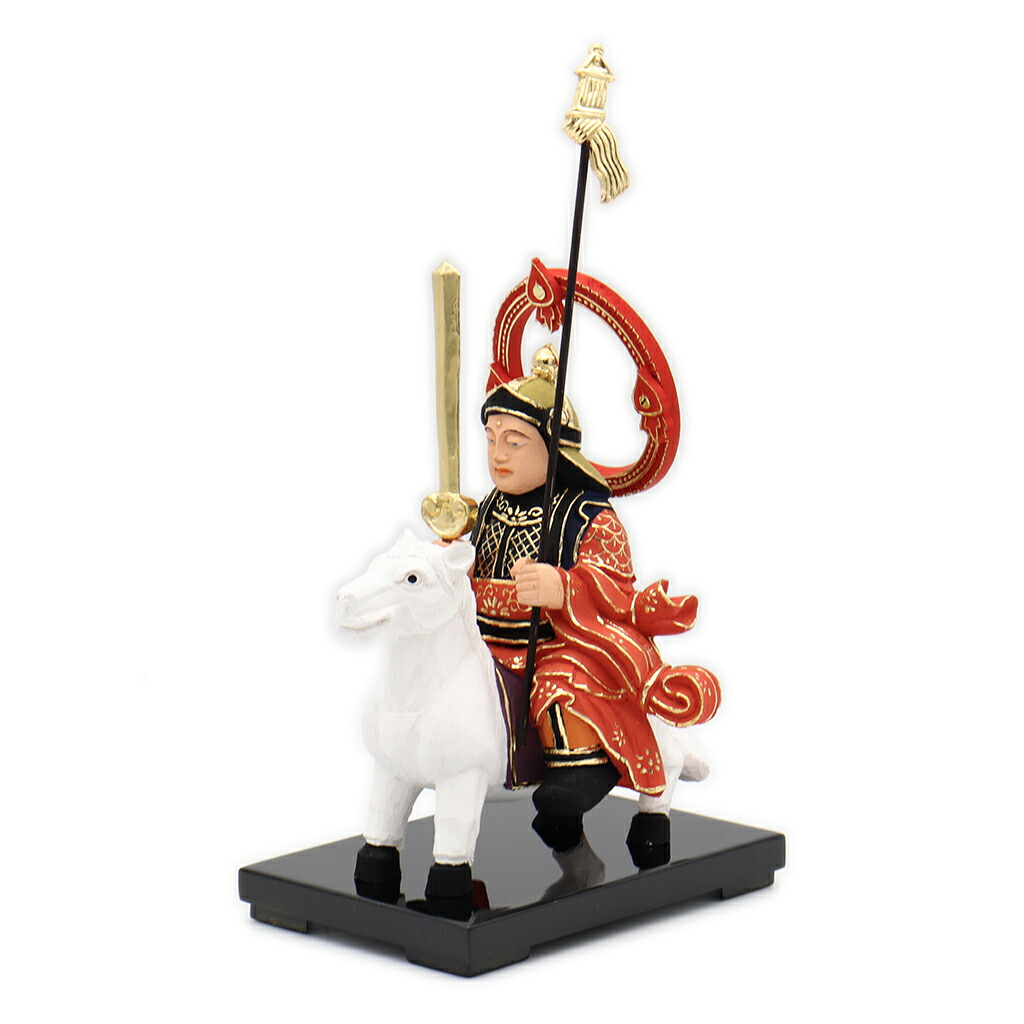 楽天市場】仏像 将軍地蔵 騎馬像 26cm 桧木彩色 : 栗田こだわり仏像専門店