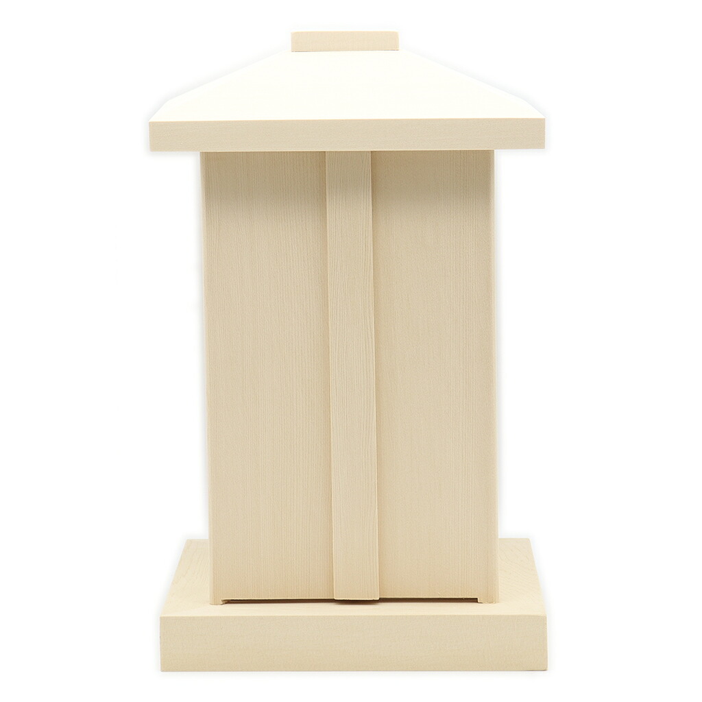 木製仏具 白木厨子 内寸W12*D12*H20cm 桧木 お厨子 厨子仏壇 仏具 厨子 仏壇用品 仏壇 ひのき ヒノキ 檜 桧 高級感 木製 小型 ミニ仏壇 コンパクト 小型仏壇 ワンルーム 一人暮らし 和室 リビング モダン 送料無料