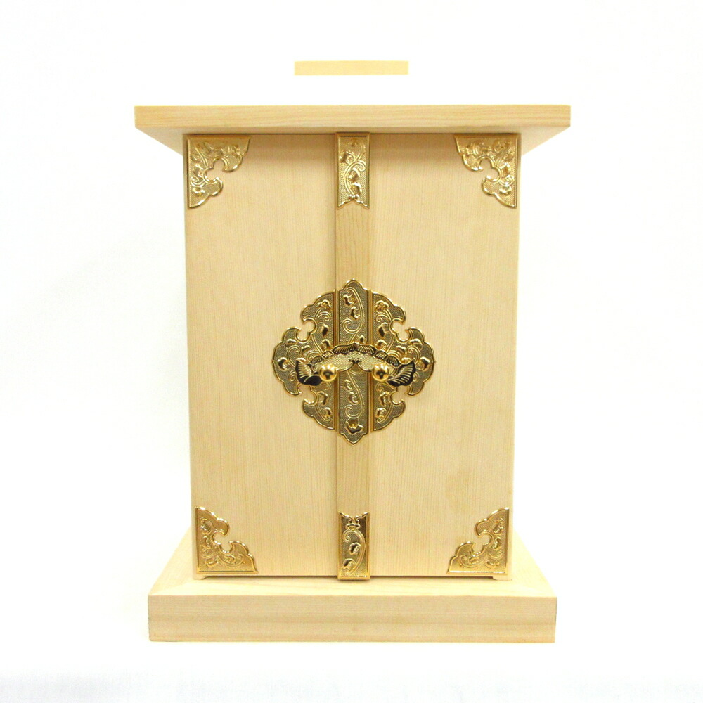 楽天市場】桧 木製厨子 高さ40cm 木彫り 仏像用お厨子 : 龍祥本舗