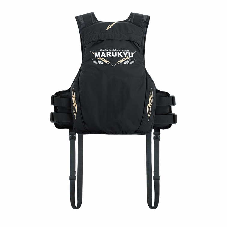 マルキュー(MARUKYU)PFD03L2レジャー用ライフジャケットL-LLサイズブラック救命胴衣