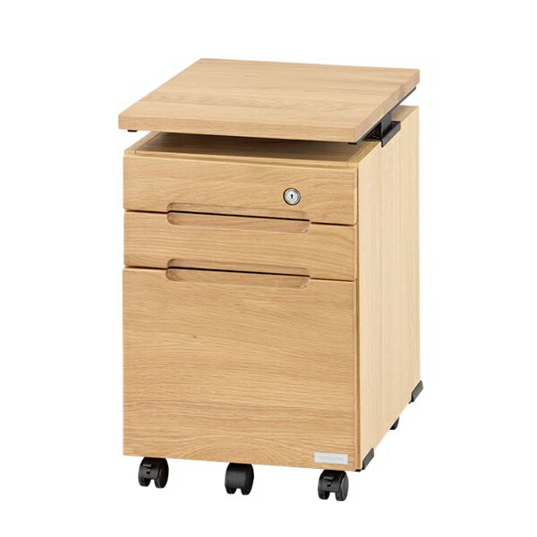 Kurogane Desk Wagon Cabinet Pc Desk Telework Living Learning