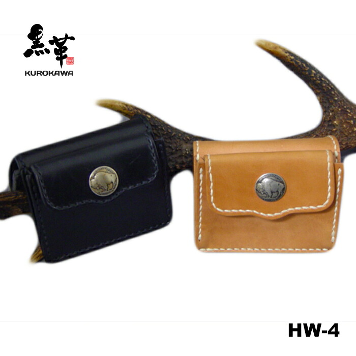 KUROKAWA HALF WALLET/HW-4/ハンドメイド/レザークラフト/メンズ/サドルレザー/ブッテーロ/革財布｜黒革 店