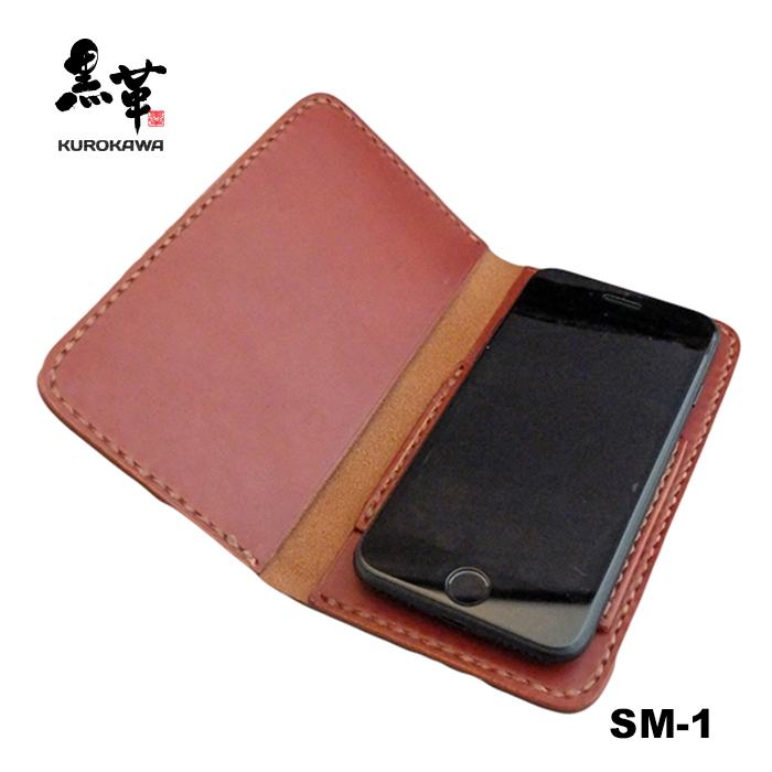 正規代理店 Kurokawa Case Sm 1 ハンドメイド レザークラフト メンズ レディース ユニセックス サドルレザー ブッテーロ スマホケース Telephone ケース カバー