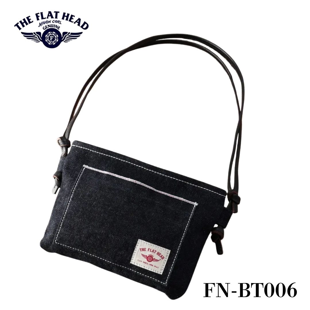 THE FLAT HEAD/フラットヘッド/18oz デニムサコッシュ FN-BT006/ショルダーバッグ/男女兼用/ユニセックス /日本製 /コットン100％ 15,466円