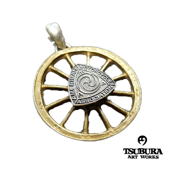 TSUBURA ART WORKS/BRASS&AMN/シルバーペンダントトップ/SV925/BRASS