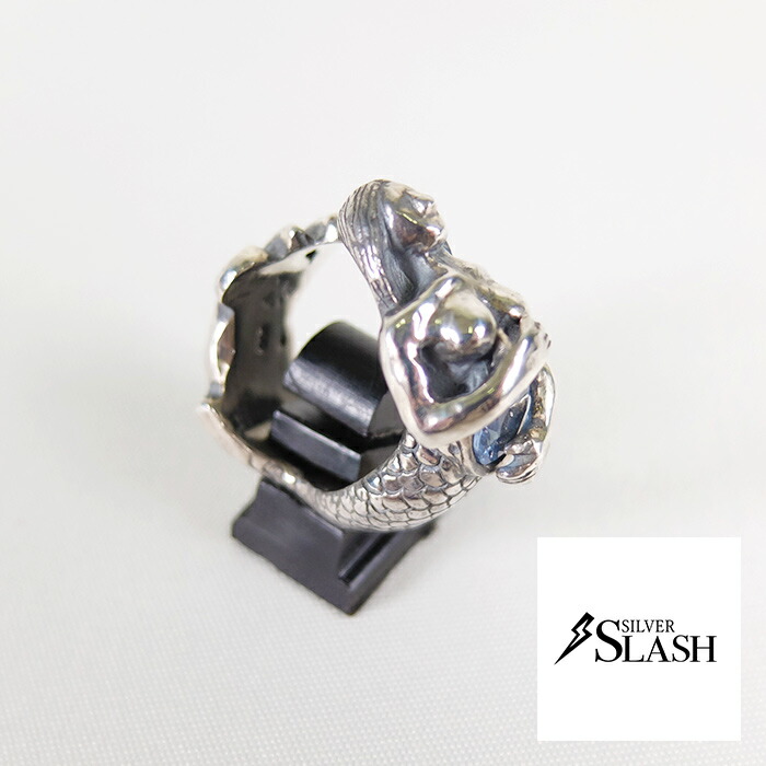 【SLASH】マーメイドフリーリングＬ/リング/海/波/水/アクア/プレゼント/SV950/シルバー 15,840円