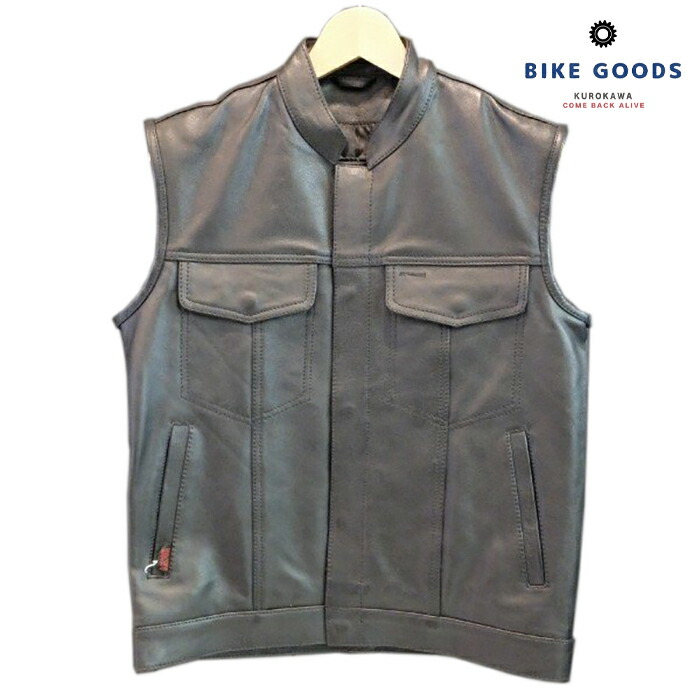 楽天市場】HEAVY オイルレザーベスト タンモトブルーズ VEST