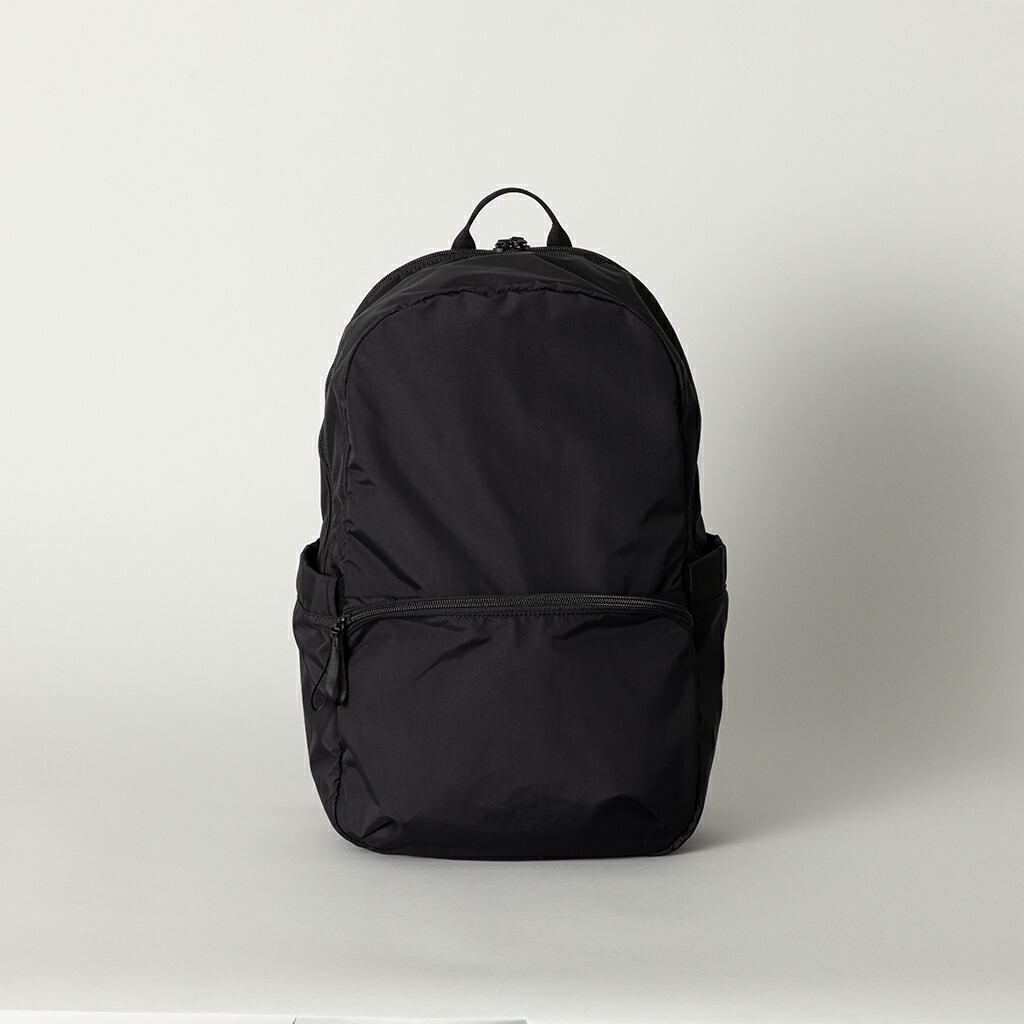 ykyukoページ　大きなリュック　タンバリンdopブラック tambourine DAYPACK - minä perhonen