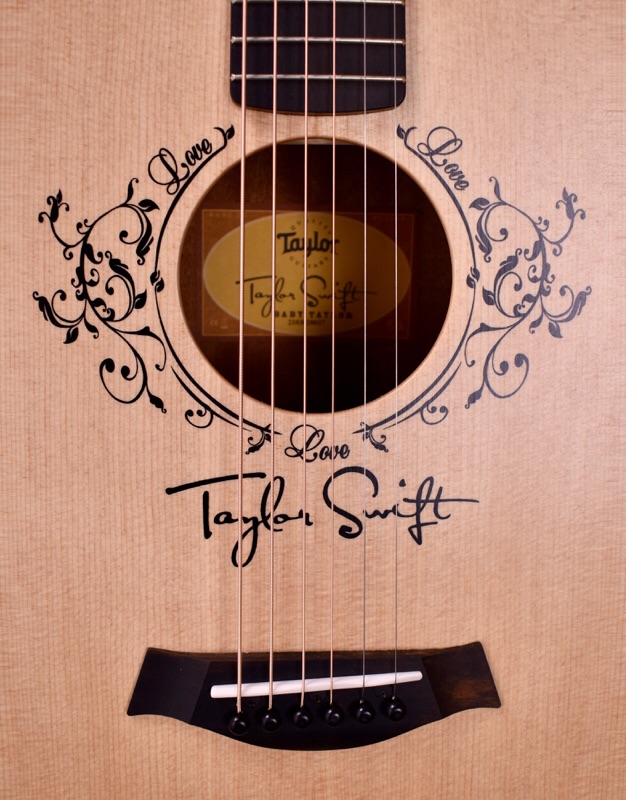 Taylorショップinお茶の水no 1宣言 Taylor Swift Baby Taylor E おちゃのみず楽器 オンライン クロサワ楽器60周年記念shop 愛らしいデザインのテイラースウィフトシグネイチャー