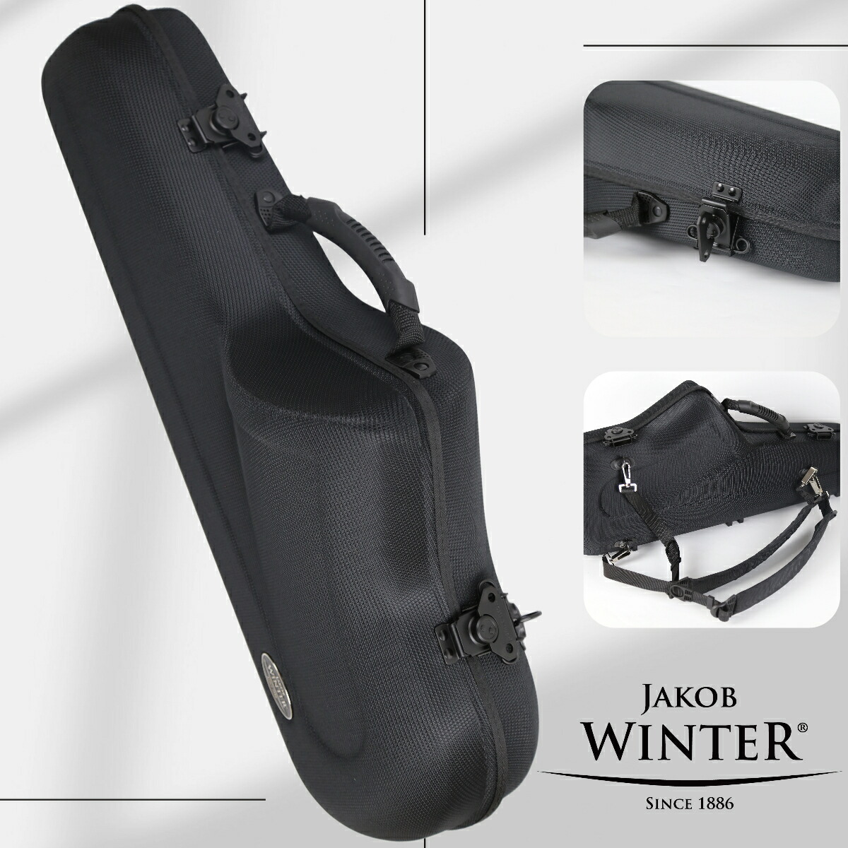 楽天市場】《即納可能》JAKOB WINTER 51092B BLACK GREENLINE ALTO SAXOPHONE CASE  