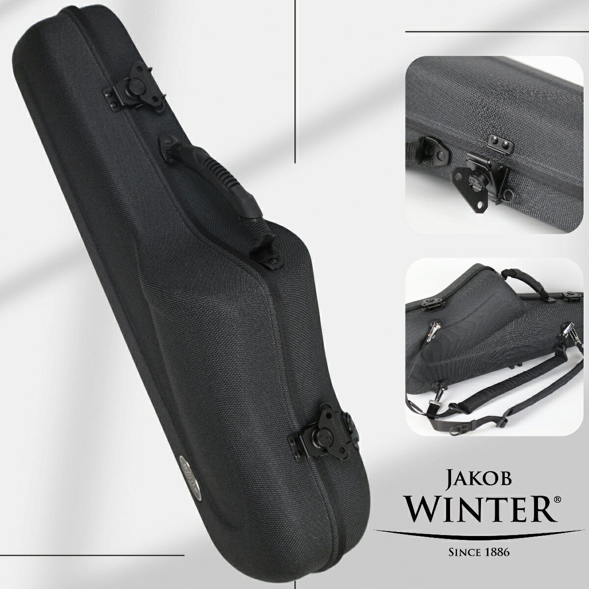 楽天市場】《即納可能》JAKOB WINTER 51092 GRAY GREENLINE ALTO SAXOPHONE CASE  