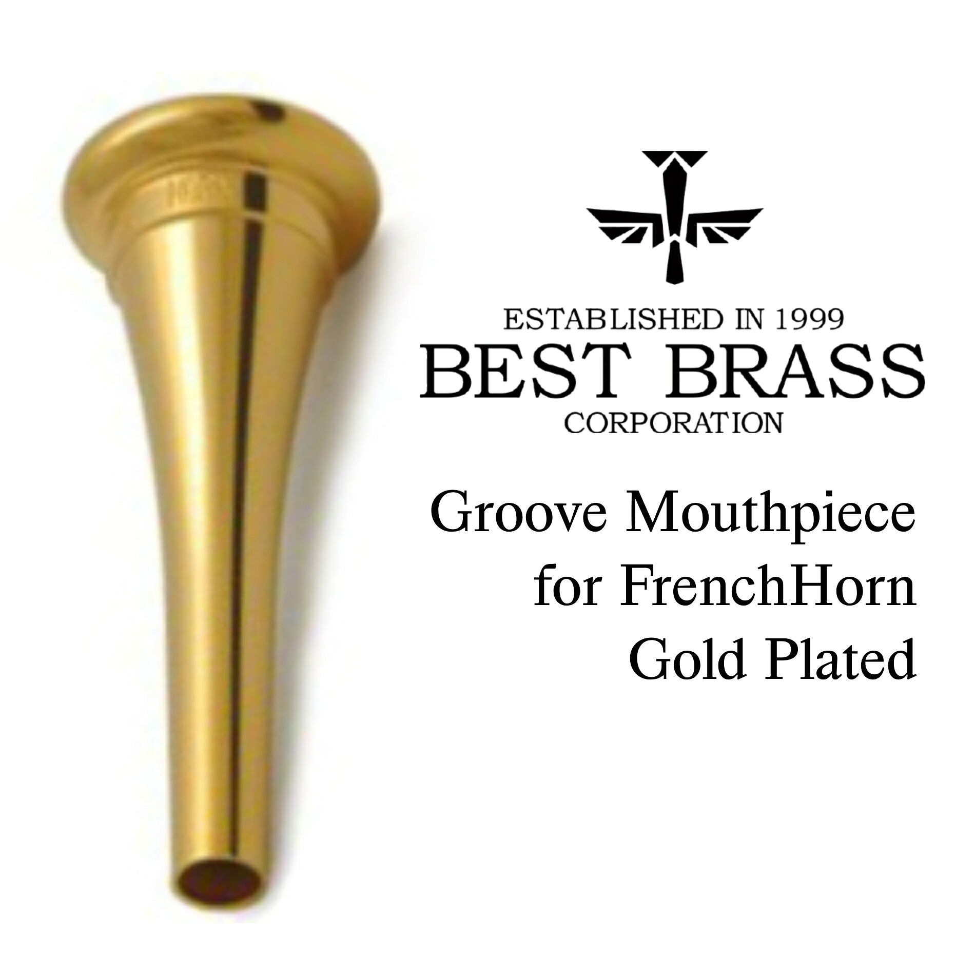 《お取り寄せ商品》BEST BRASS Groove Mouthpiece for FrenchHorn【新品】 【ベストブラス】【マウスピース】【フレンチホルン用】【アメリカンシャンク】【グルーヴ】【金メッキ】【品番をお選びください】【横浜】【WIND YOKOHAMA】|クロサワ楽器65周年記念SHOP