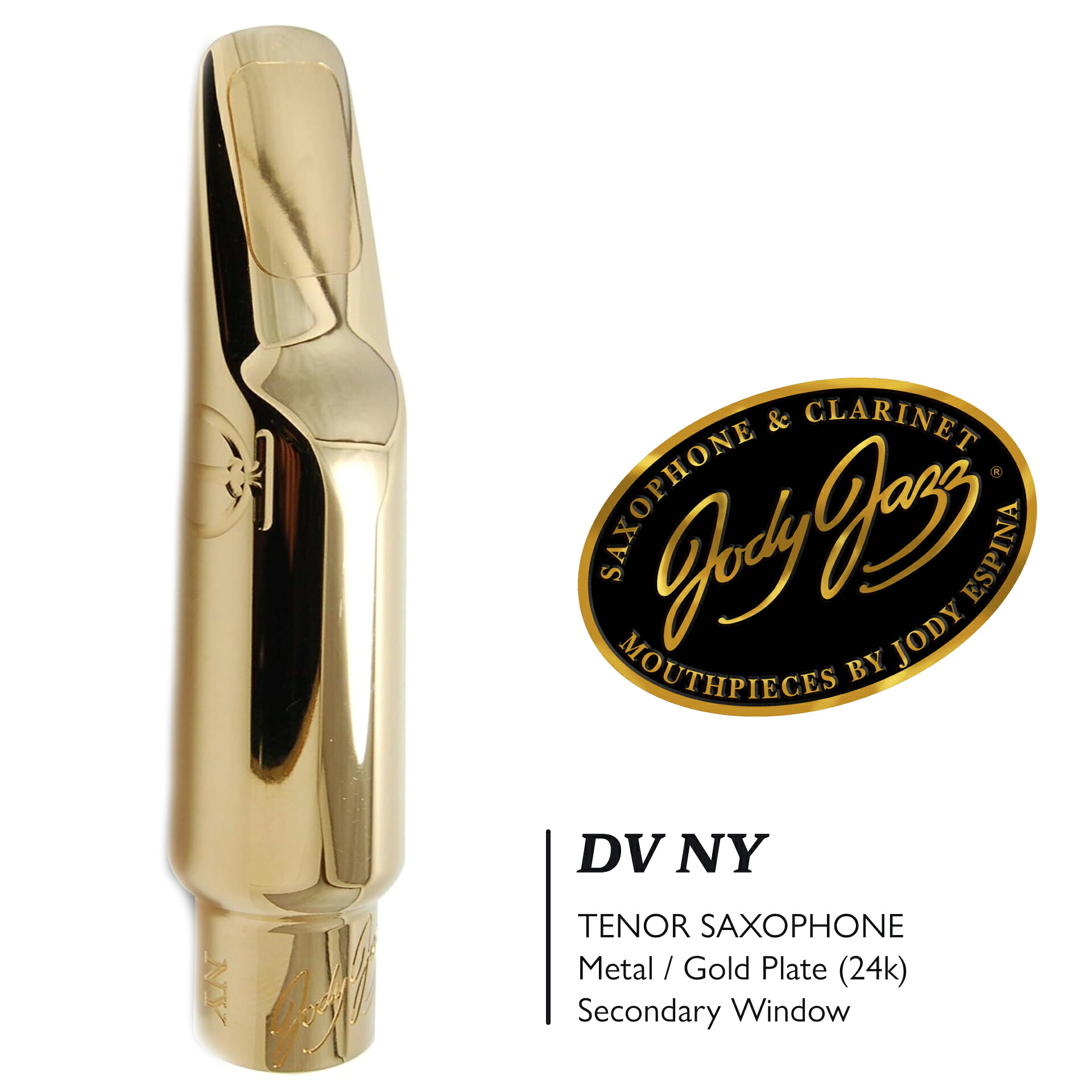JODY JAZZ / DV NY T.SAX MOUTHPIECE 【ジョディジャズ】【マウスピース】【テナーサックス】【メタル】【DV NYシリーズ】【新品】【クロサワウインド横浜店 在庫品】【WIND YOKOHAMA】|クロサワ楽器65周年記念SHOP