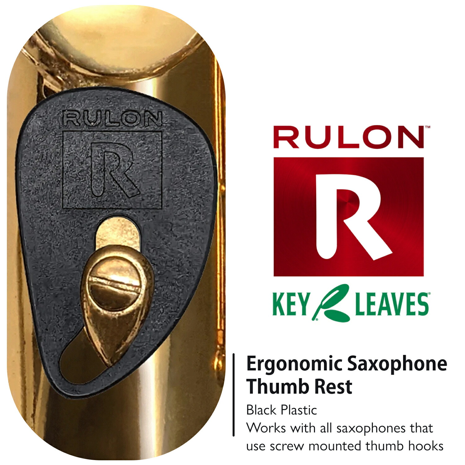 楽天市場】RULON by Key LeavesRULON Ergonomic Saxophone Thumb