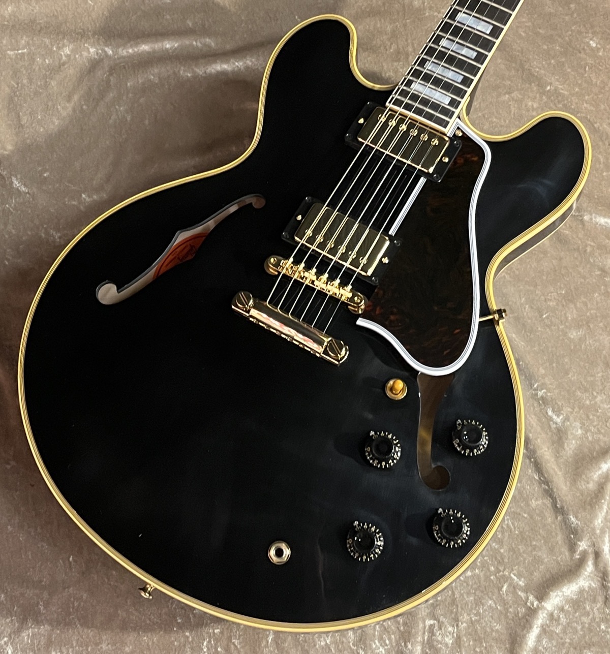 Gibson Custom Shop 【Historic Collection】1959 ES-355 Reissue Stop Bar VOS Ebony sn A950302 [3.76kg]【G-CLUB TOKYO】｜クロサワ楽器65周年記念SHOP