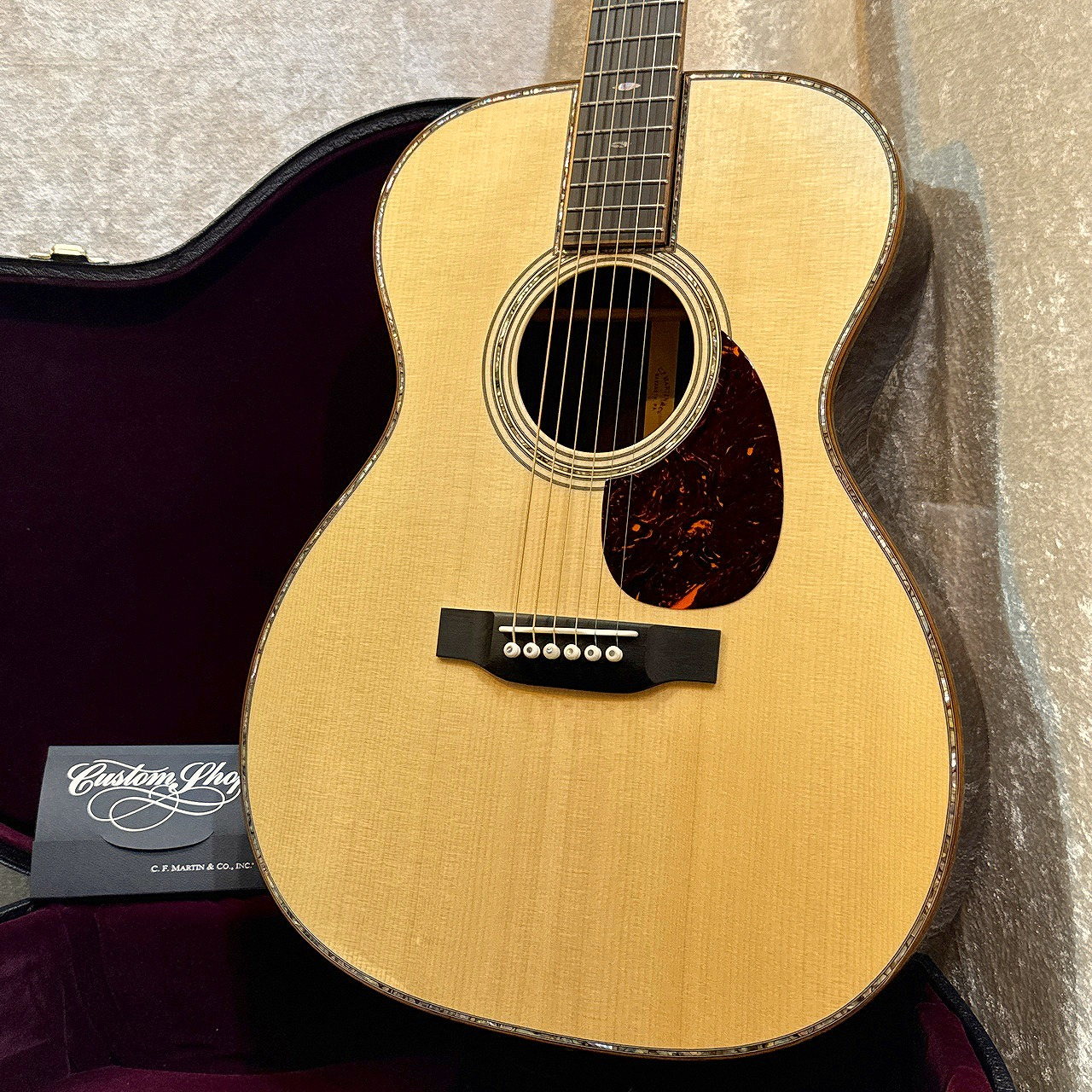 【試奏動画あり】Martin CTM OM-45 Adirondack #2962021【図太くクリアで張りのあるトーン】【当店限定特典付き】【送料当社負担】【池袋店在庫品】
