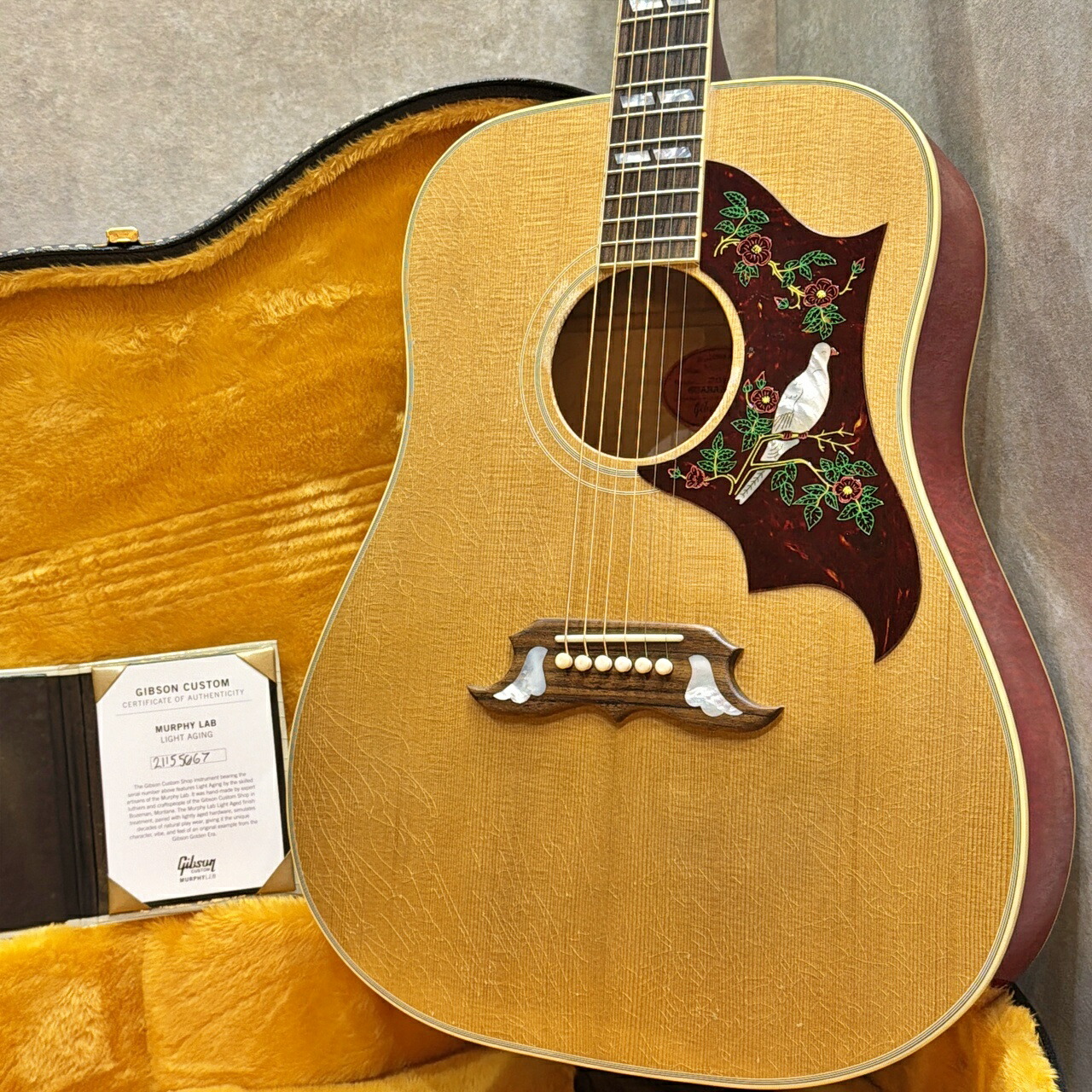 【試奏動画あり】Gibson Custom Shop Murphy Lab 1963 Dove Light Aged #21155067【クリアで力強い圧巻のメイプルサウンド】【送料当社負担】【池袋店在庫品】