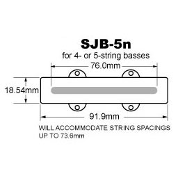 全国組立設置無料 Seymour Duncan 5 String Passive Stack Sjb 5n ネック用 5弦ベース用ピックアップ お取り寄せ Online Store W 在庫有 Hughsroomlive Com