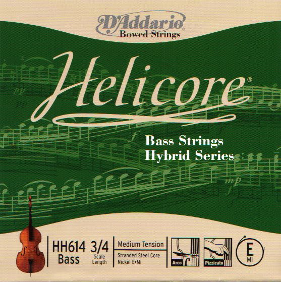 D'Addario HH610 Helicore Bass Strings Hybrid Series SET コントラバス弦セット