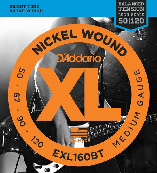 D'Addario EXL160BT XL Balanced Tension (50-120)《ベース弦》【3セット】｜クロサワ楽器65周年記念SHOP
