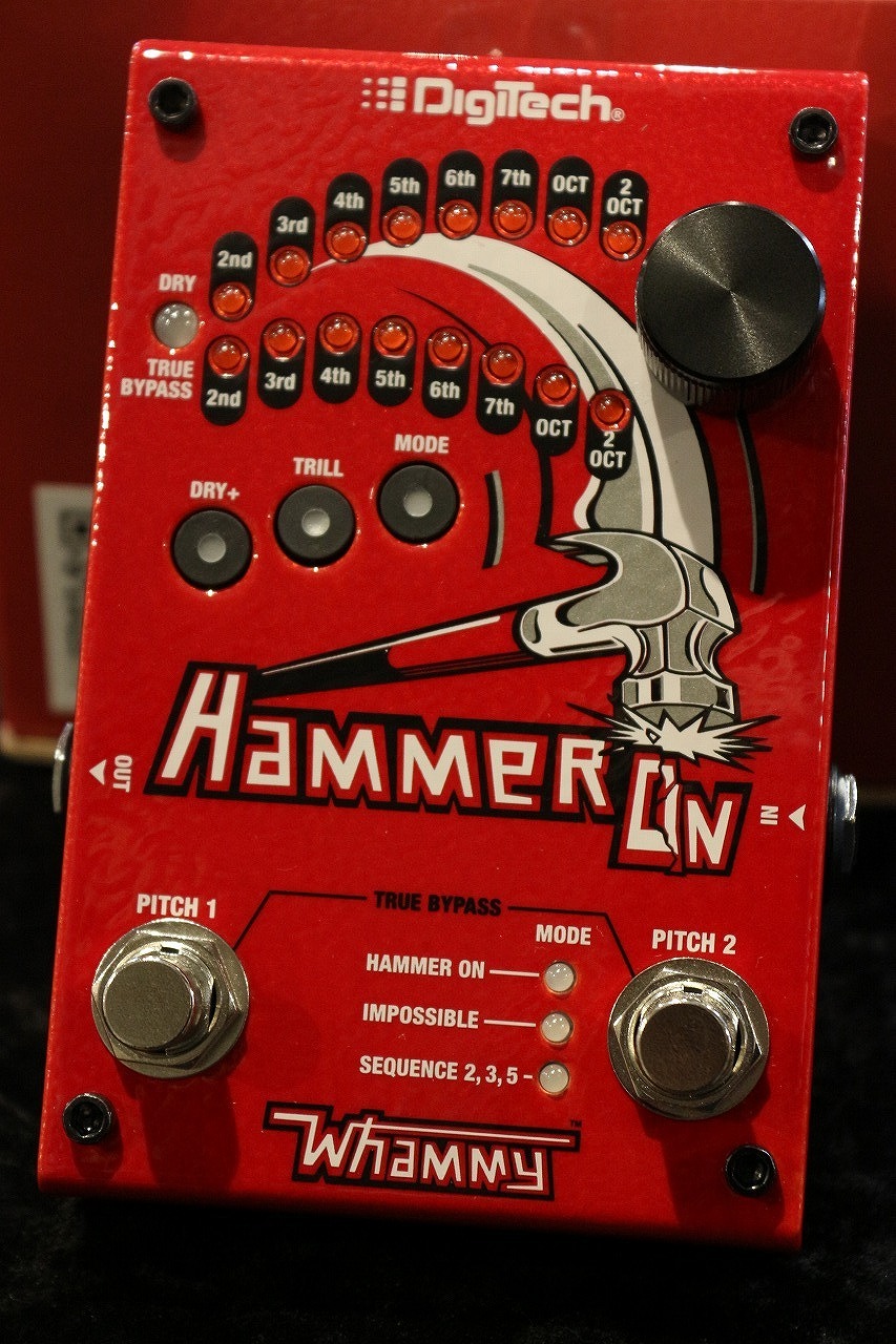 DigiTech 【新春セール】HammerOn 【3種類のピッチシフト・モード+複数の新機能】【送料無料】【福岡ミーナ天神店】｜クロサワ楽器65周年記念SHOP