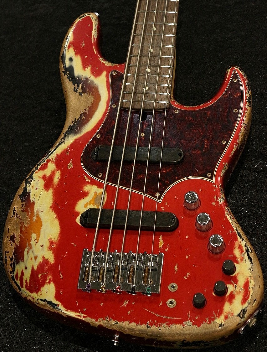 Xotic Custom Order XJ-1T 5st MH Super Heavy Aged / Candy Apple Red over 3Tone Sunburst【4.37kg】【福岡ミーナ天神店】｜クロサワ楽器65周年記念SHOP