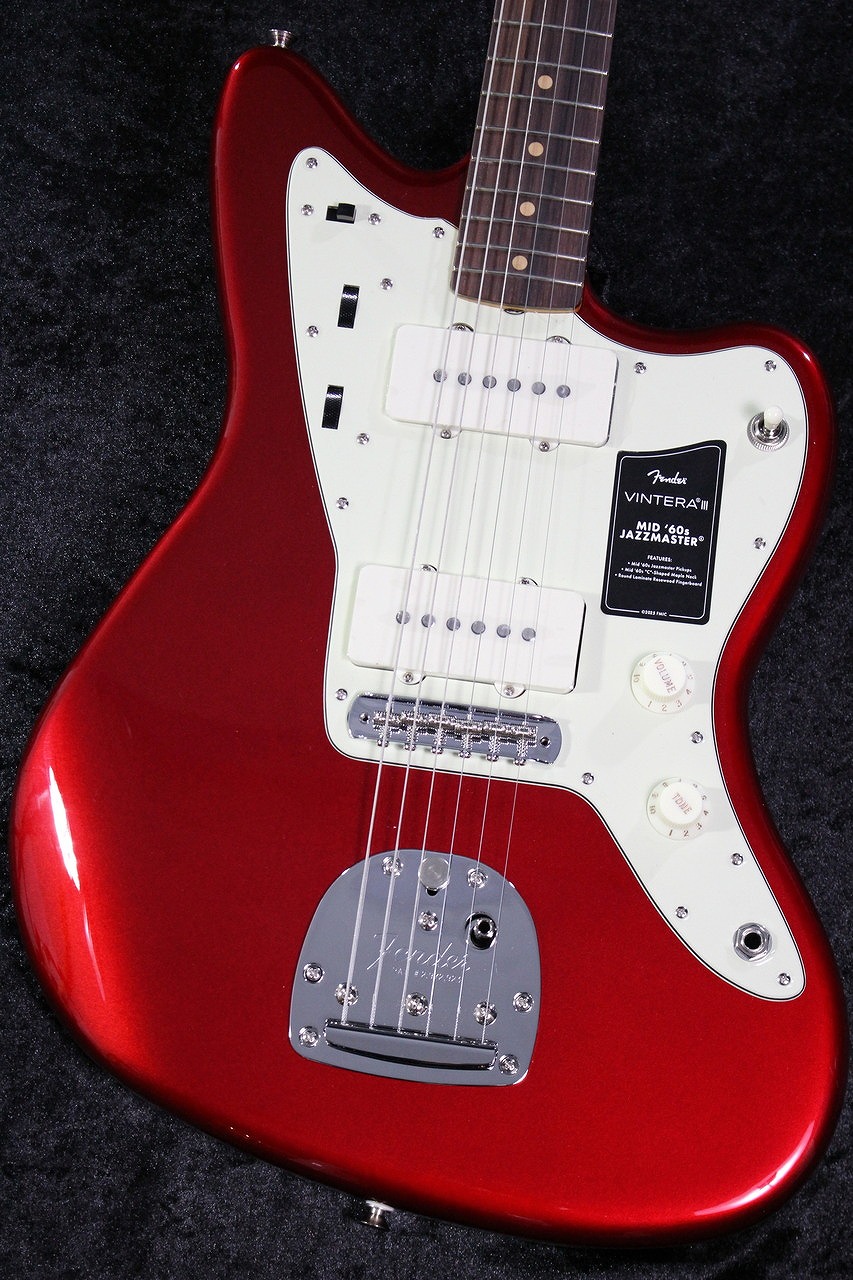 Fender 【新発売】Vintera III Mid '60s Jazzmaster -Candy Apple Red- #MX26004832【3.68kg】【福岡ミーナ天神店】｜クロサワ楽器65周年記念SHOP