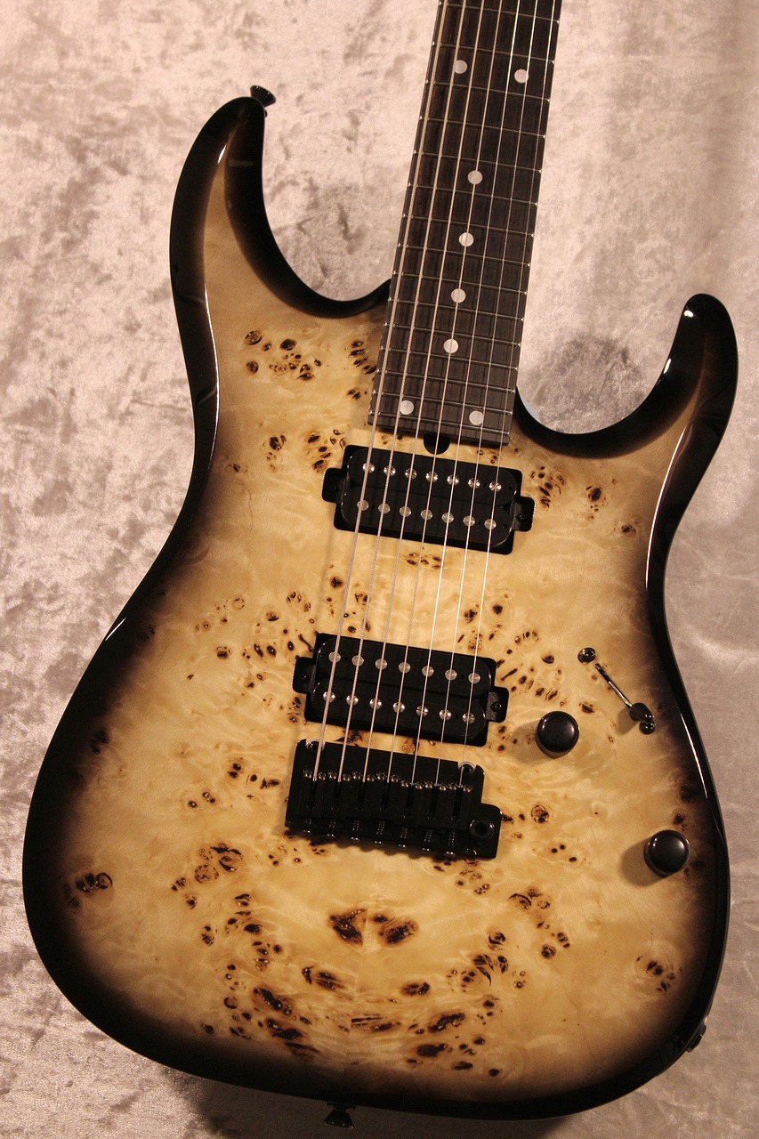 T's Guitars 【セール】DST Pro-24 7st. 5A Burl Poplar / Ash 2P/ Beveled Cut -Natural to Black Burst-【3.57kg】【福岡ミーナ天神店】｜クロサワ楽器65周年記念SHOP 261,450円