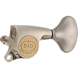 Gotoh / ゴトー SG510 Series for Standard Post SGS510 (X Nickel / L5) [対応ヘッド: L3+R3 ] 《ギターペグ6個set》 【送料無料】【ONLINE STORE】(受注生産品)｜クロサワ楽器65周年記念SHOP