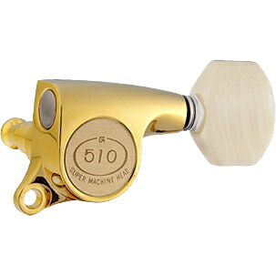 Gotoh / ゴトー SG510 Series for Standard Post SGS510Z (Gold / M07) [対応ヘッド: L6/R6/L3+R3] 《ギターペグ6個set》 【送料無料】【ONLINE STORE】(受注生産品)｜クロサワ楽器65周年記念SHOP