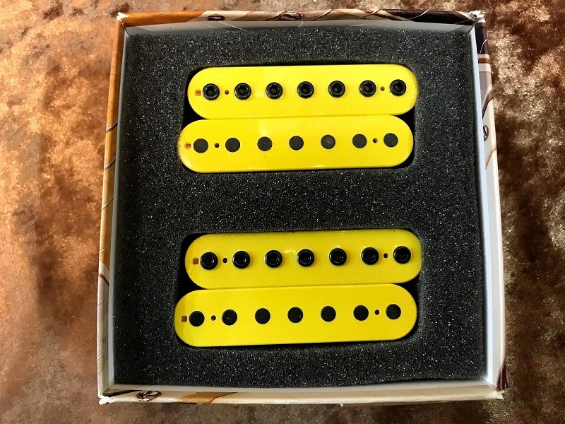 Bare Knuckle Pickups RAGNAROK MULTISCALE 7 String Set - Open Yellow-