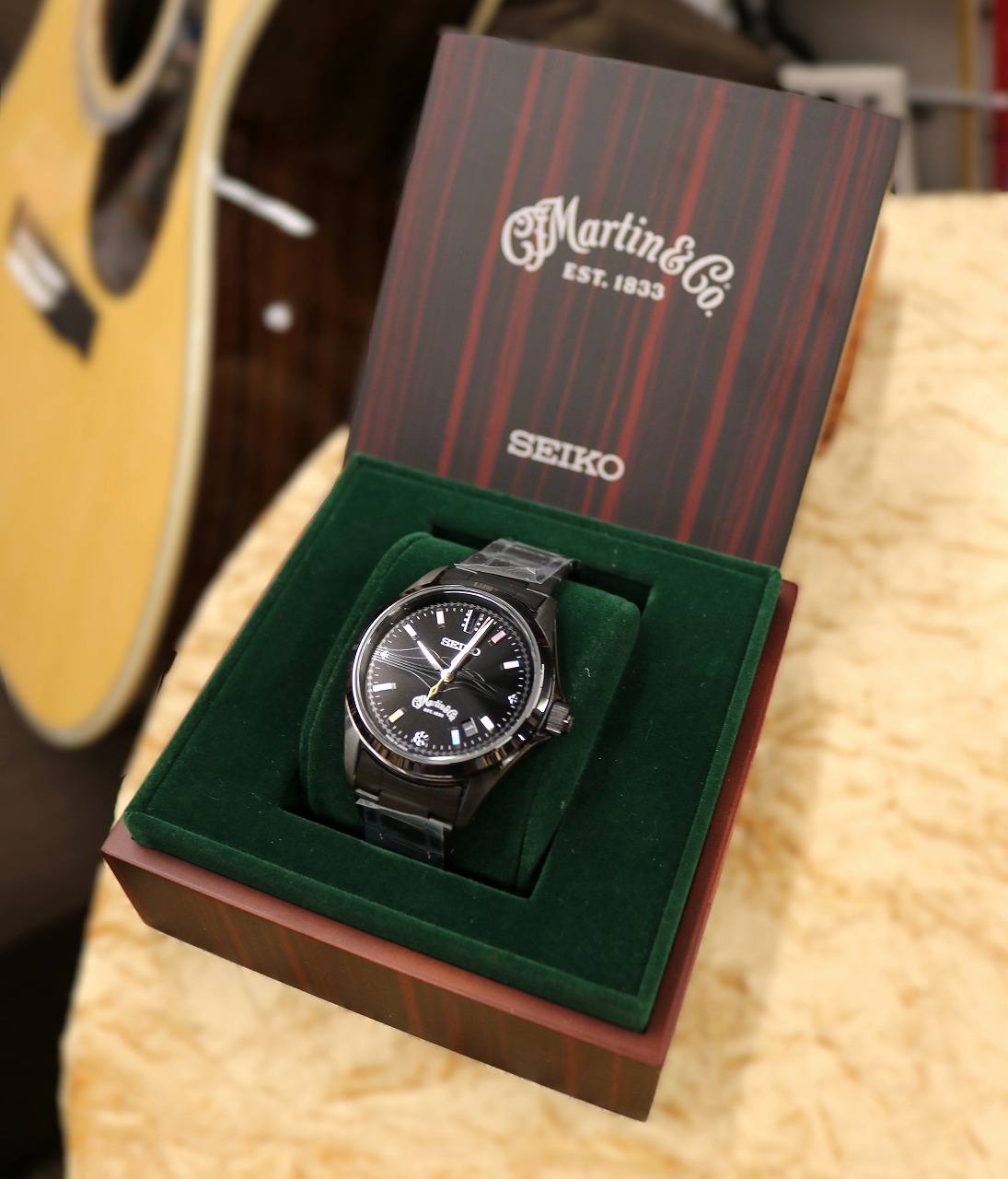MARTIN × SEIKO MARTINCLUB JAPAN 35th ANNIVERSARY 1989-2024 Japan Limited MARTIN × SEIKO MARTIN GUITAR Watch【G-CLUB SHIBUYA 6F】