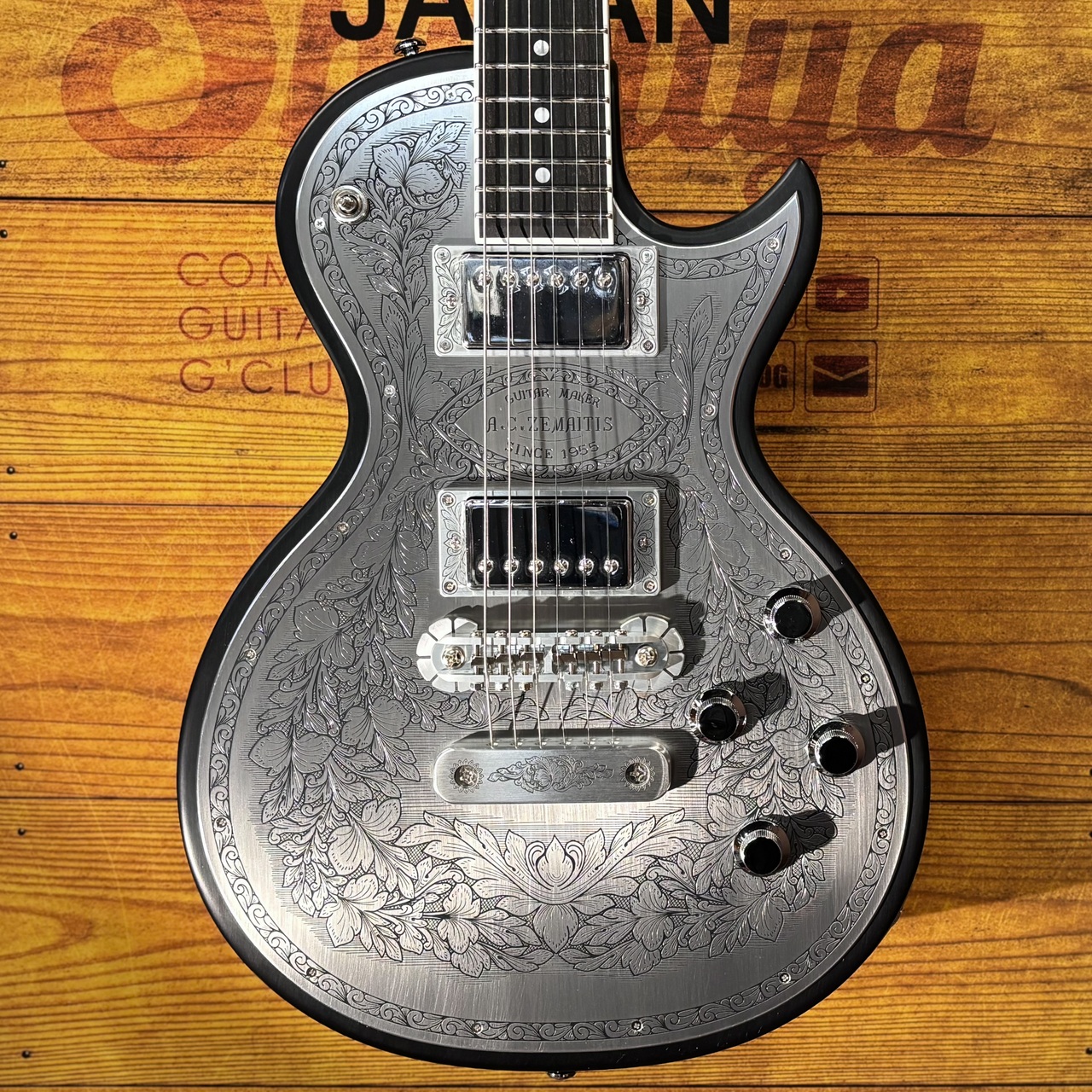 Zemaitis MFG-AC-22 Black #JGA25207 ≒3.94kg【22F仕様定番モデル!】【G-CLUB 渋谷店】｜クロサワ楽器65周年記念SHOP