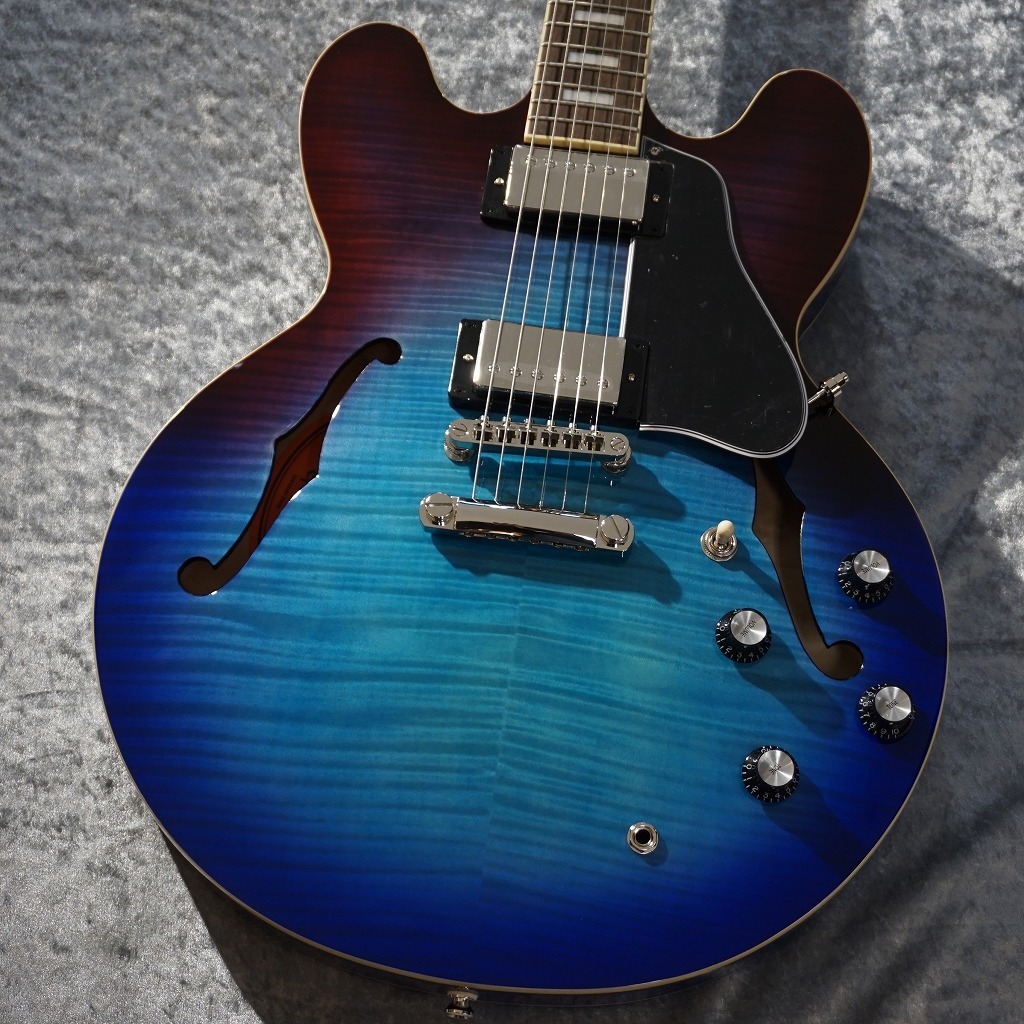 お気軽にお問い合わせ下さい Epiphone 最新モデル Es 335 Figured ギター Figured Blueberry Burst アクセサリーキットプレゼント Blueberry 送料無料 G Club Tokyo クロサワ楽器60周年記念shop