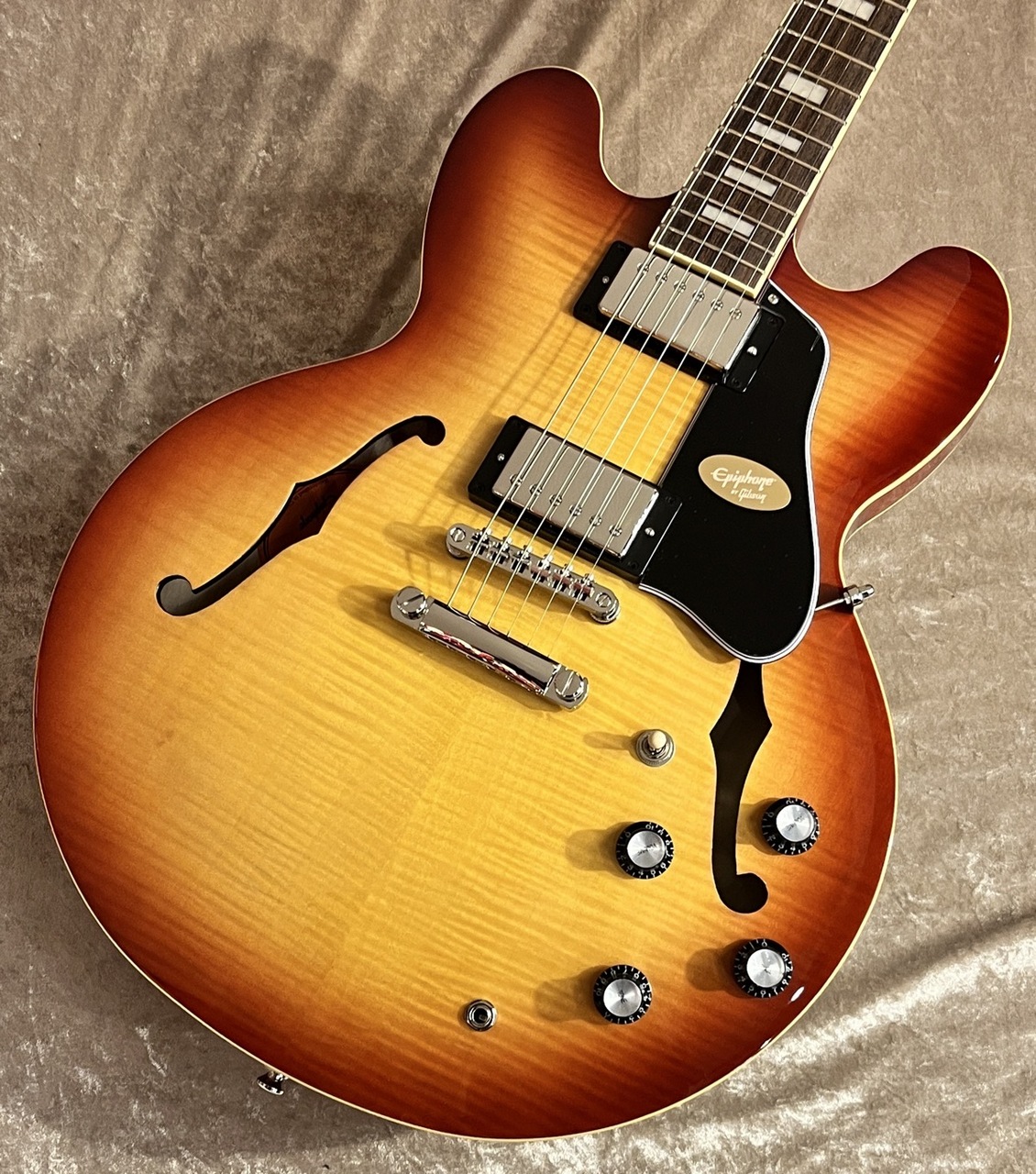 楽天市場】Epiphone ES-335 Figured -Raspberry Tea Burst- 新品