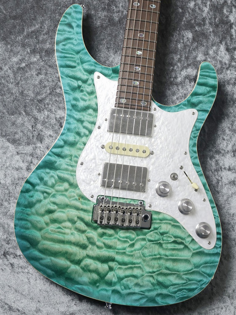 FREEDOM CUSTOM GUITAR RESEARCH Showcase Stock Hydra 24F Quilt Top/Alder Body/ビー玉 #25137151P【カスタム配線】【G-CLUB UMEDA】|クロサワ楽器65周年記念SHOP