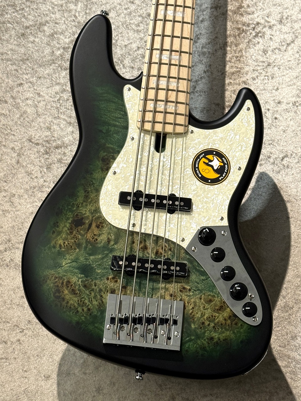 Sire V7 Ash-5 Reissue -Transparent Green Satin- 【4.93kg】【ポプラバールトップ&times;アッシュボディ】【池袋店】｜クロサワ楽器65周年記念SHOP