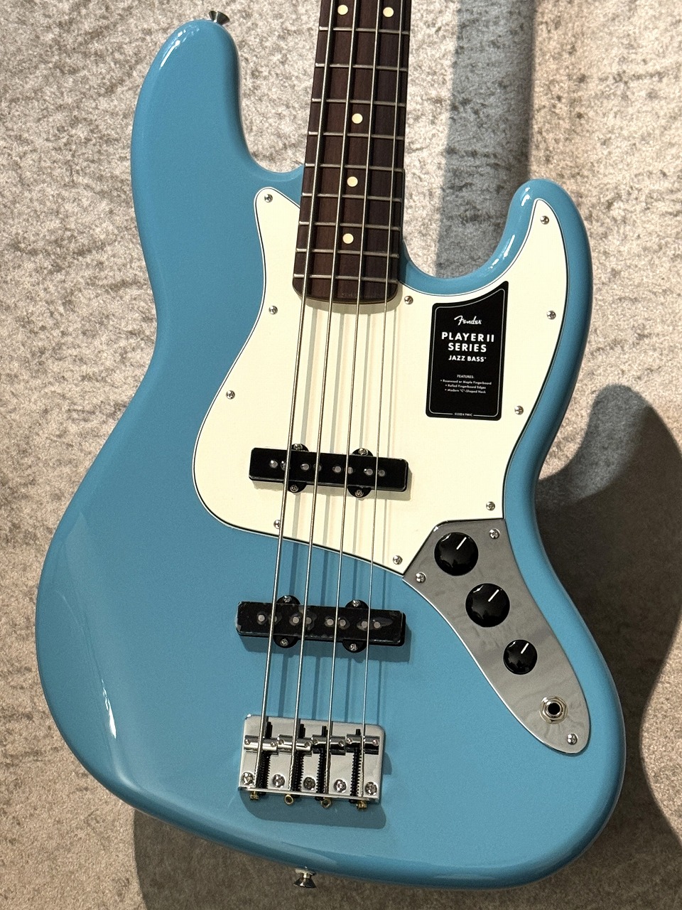 Fender Player II Jazz Bass -Aquatone Blue- #MX25104211 【4.03kg】【アルダーボディ&times;ローズ指板】【池袋店】｜クロサワ楽器65周年記念SHOP