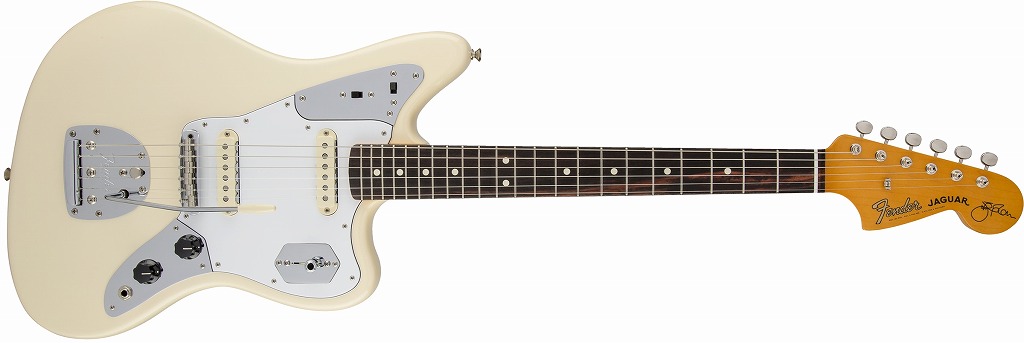 Jaguar エレキギター Fender Jaguar 新品 Olympic お取り寄せ White Marr 池袋店 送料無料 クロサワ楽器60周年記念shopジョニーマー モデル White Johnny