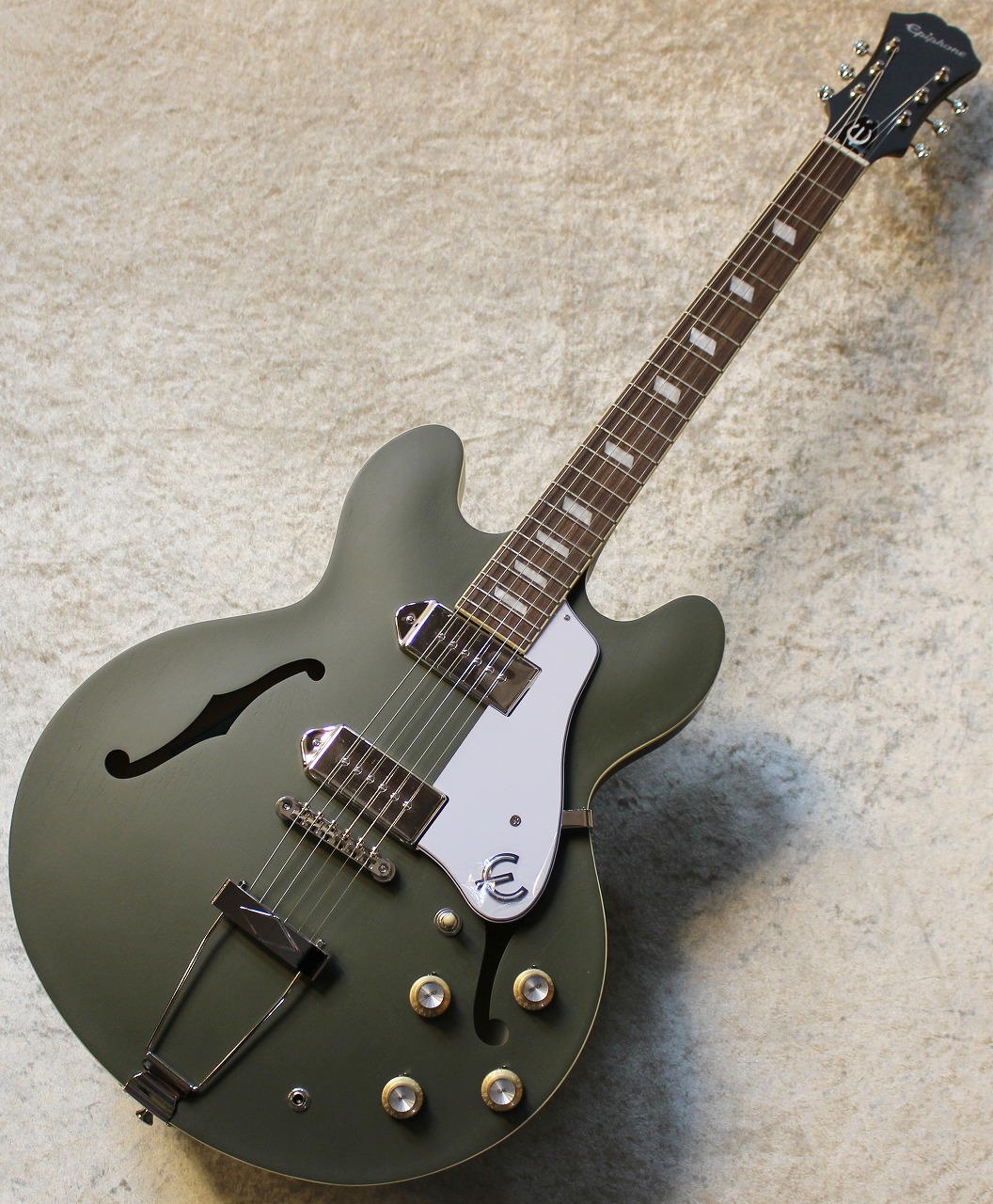 Epiphone Newモデル Casino Worn Olive Drab 2 68kg 単色迷彩 ブルーラベル 池袋店 Butlerchimneys Com