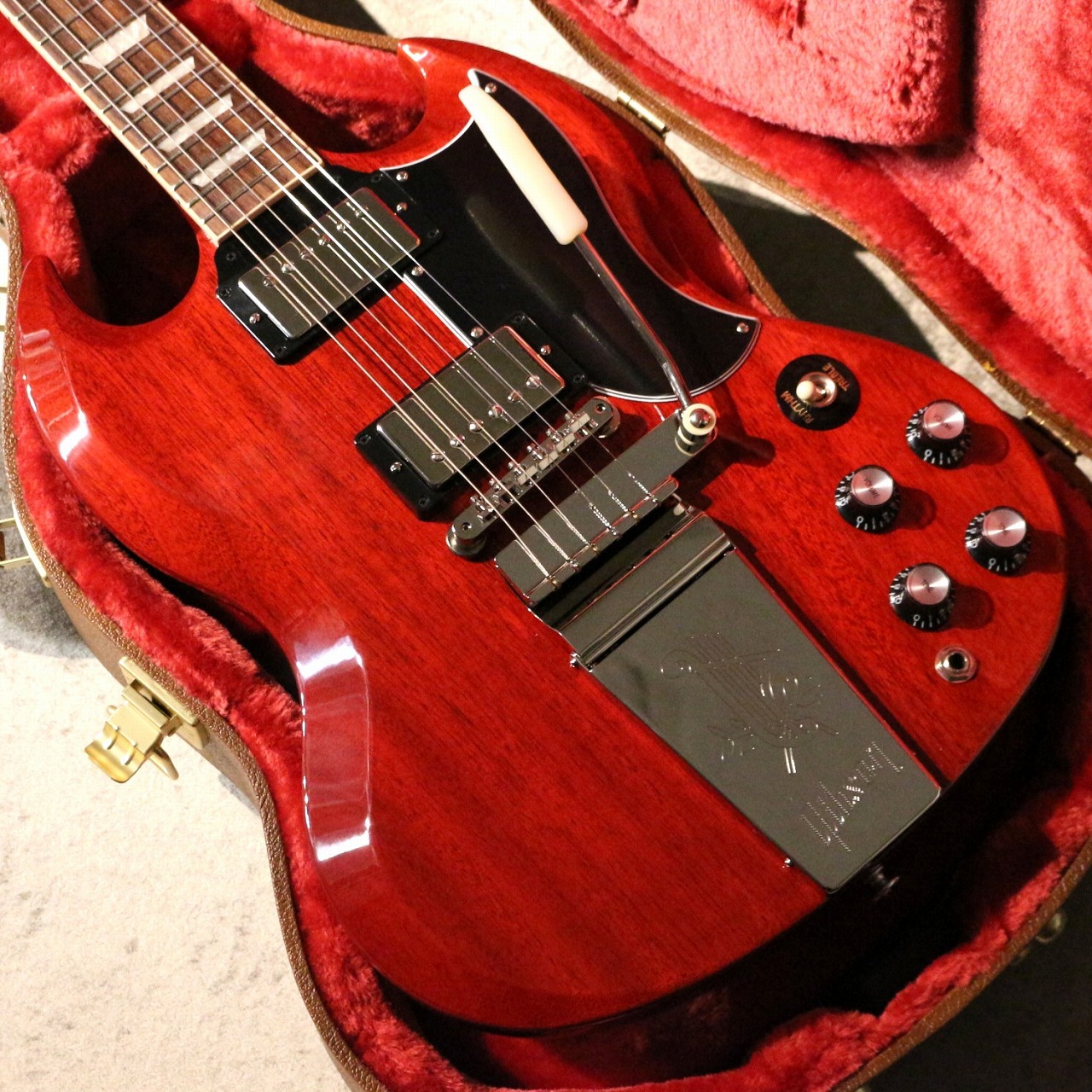 楽天市場】Gibson SG Standard 61 Maestro Vibrola Faded