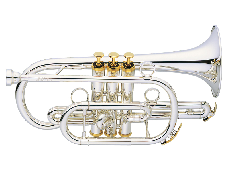 XO Cornet CR-S イエローブラスベル 銀メッキ仕上げ 《B♭コルネット