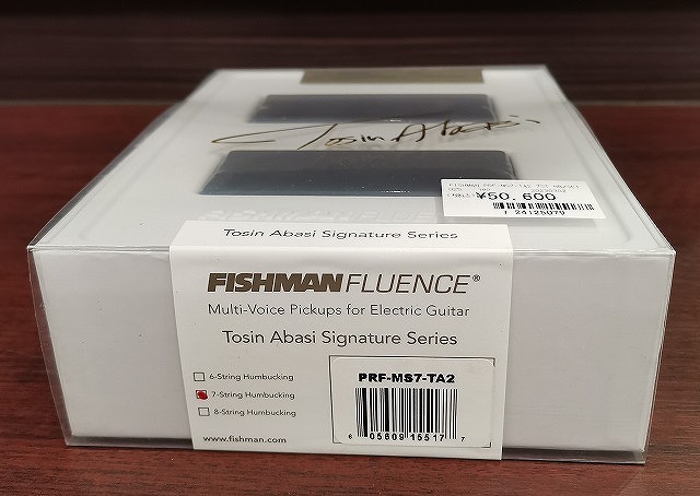 100％本物保証！ Fluence Fishman Fluence Black 7弦用Modern Plastic