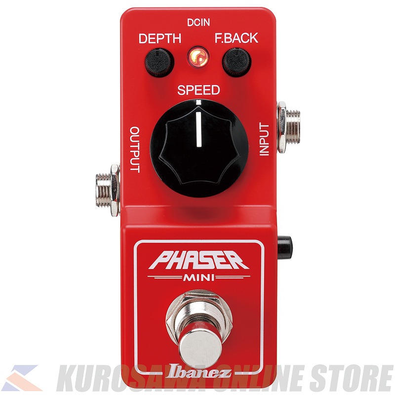 Ibanez PHMINI ［フェイザー・ペダル］【送料無料】(ご予約受付中)【ONLINE STORE】｜クロサワ楽器65周年記念SHOP
