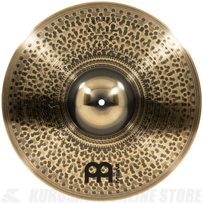 MEINL Cymbals マイネル Pure Alloy Custom Series クラッシュシンバル 18